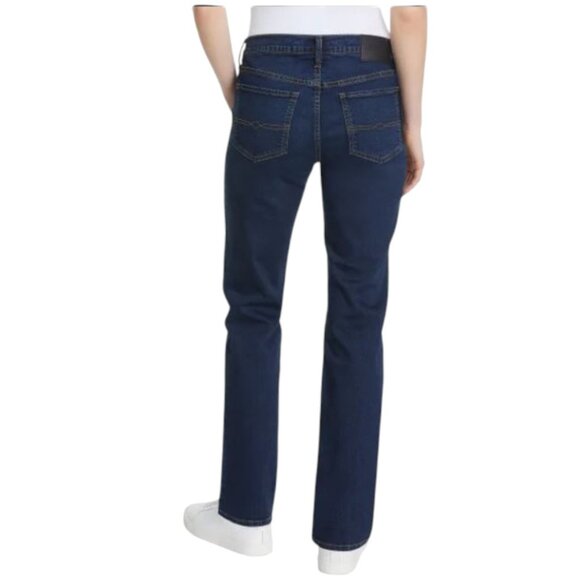 NEW Lucky Brand Mid Rise Straight | Dark Denim - Picture 4 of 5